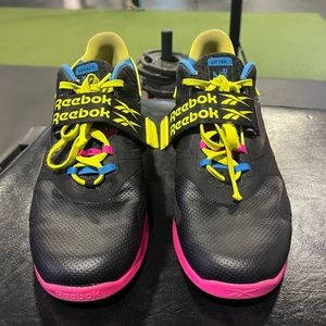 Reebok Legacy Lifter II  Black / Chartreuse / Proud Pink